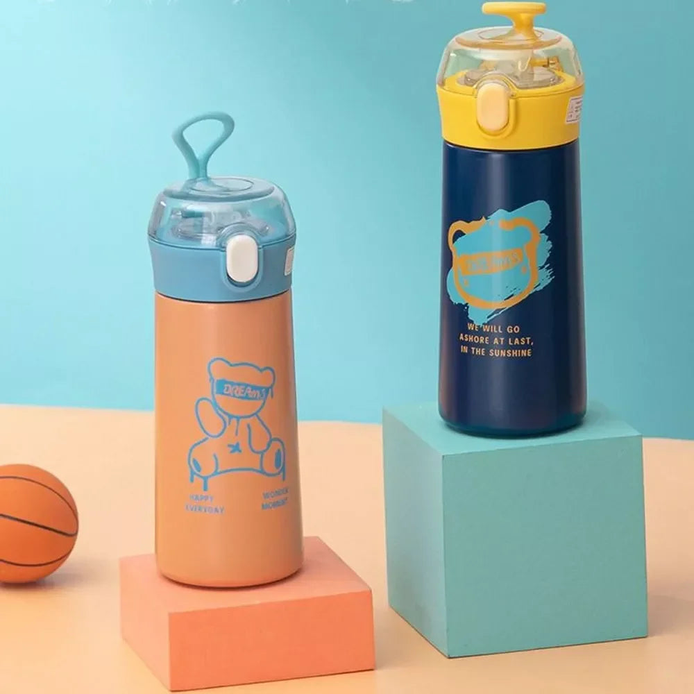 You Cup : Stainless Steel Water Bottle For Kids 380 ML (Orange) - Jaiman Toys