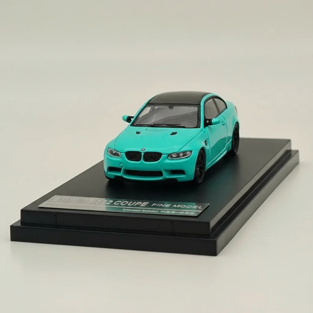 Fine Model 1:64 BMW M3 Coupe E92 – MInt Green– Die-Cast Car Model Toy Collectible