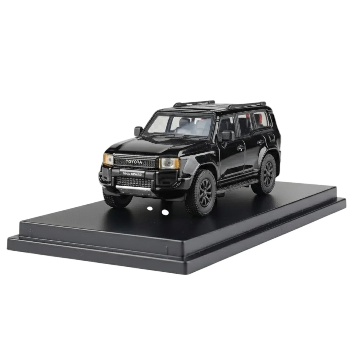 PARA64 1:64 2024 Toyota Land Cruiser 250 RHD Prado Black PA-65744 Diecast Car Model