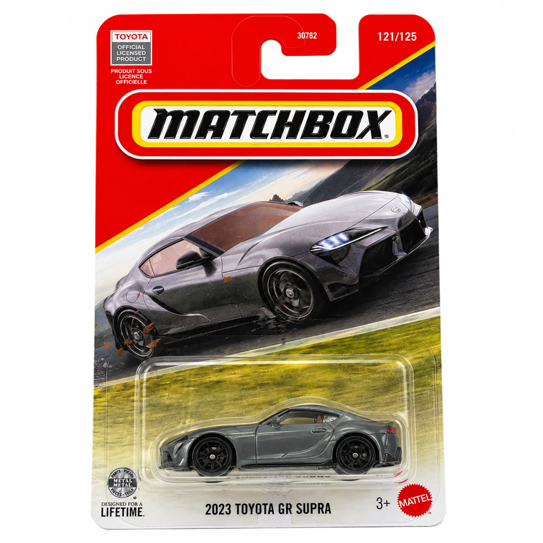 Matchbox 1:64 2023 Toyota GR Supra Die-Cast Car | Grey | Metal