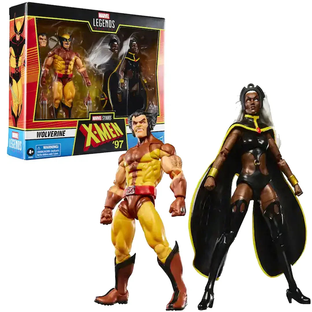 Hasbro Marvel Legends X-Men '97 Wolverine & Storm Action Figures 2