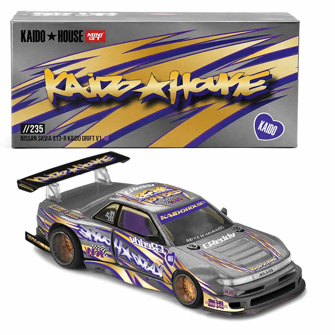 Kaido House x MINI GT 1:64 Nissan Silvia S13 R Kaido Drift V1