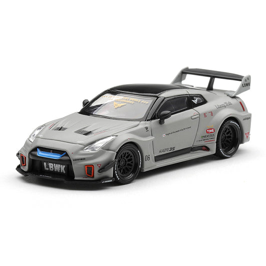 MINI GT 1:64 Nissan LB-Silhouette WORKS GT 35GT-RR Ver.1 Matt Grey Die-Cast Model Car