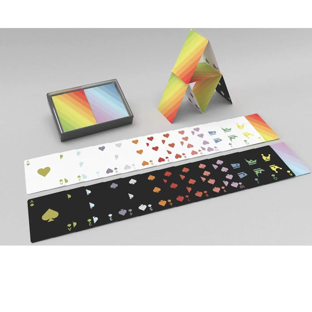 Chronicle Books Bright Games – 2-Deck Playing Cards Set in Bright Colors - Jaiman Toys