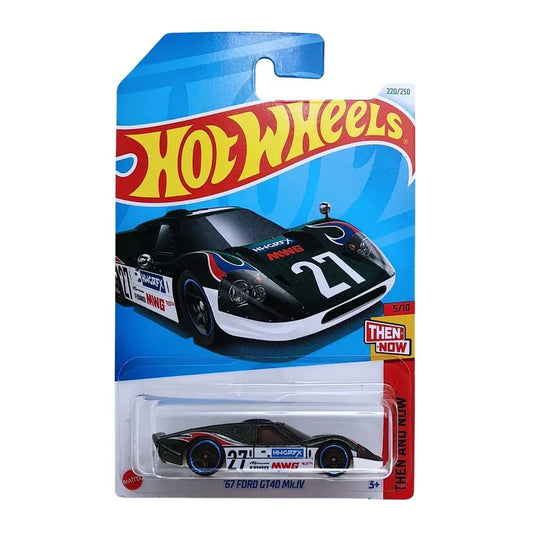 Hot Wheels Ford Gt40 Mk.IV Then and Now +Let's Race The Vanster-HYY87+HYY61 Muscle Mania '69 Mercury Cyclone+Twin Mill-HYW12+Disposal Dump Truck Drifter