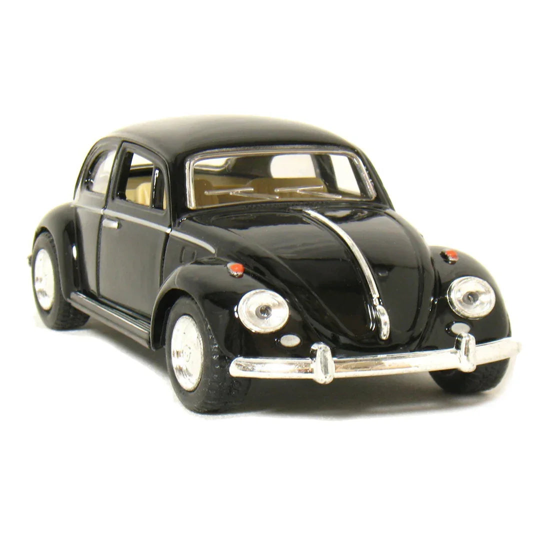 KiNSMART KT5750W 1967 Volkswagen Classical Beetle – 1:32 Scale Die-Cast Model Toy Car - Black - Jaiman Toys