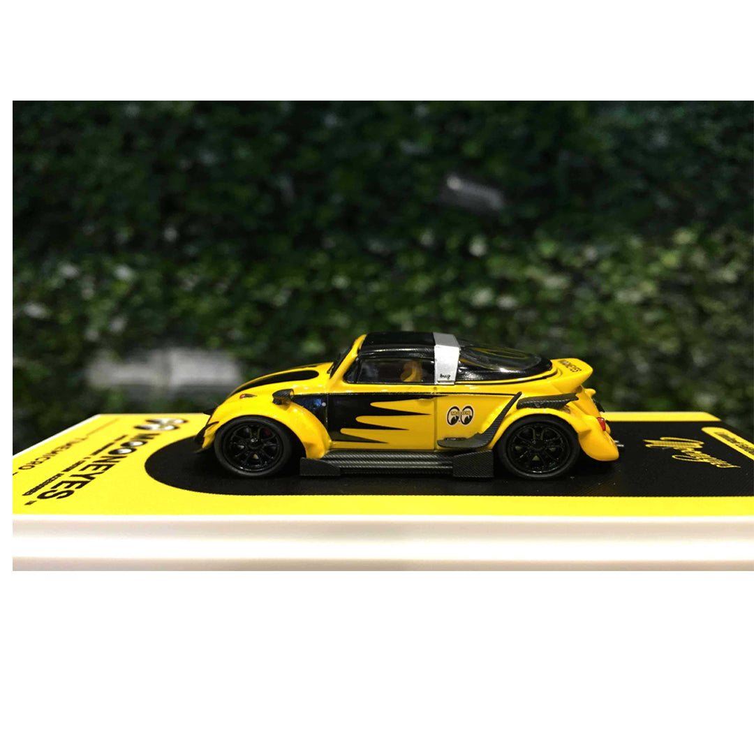 Time Micro 1:64 Volkswagen VW Beetle Mooneyes Diecast Model Car (TM646228)