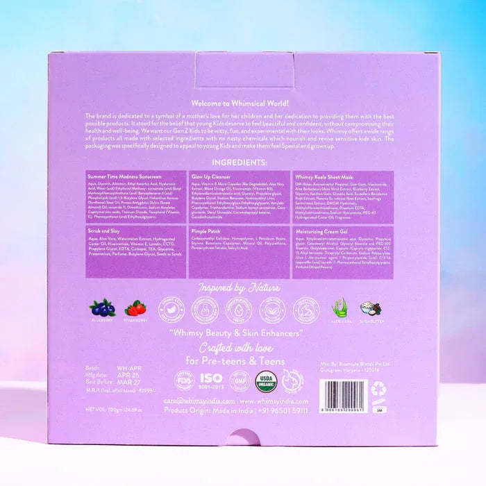 Whimsy Glowing Skin Essential Kit- Pack of 4 - Jaiman Toys