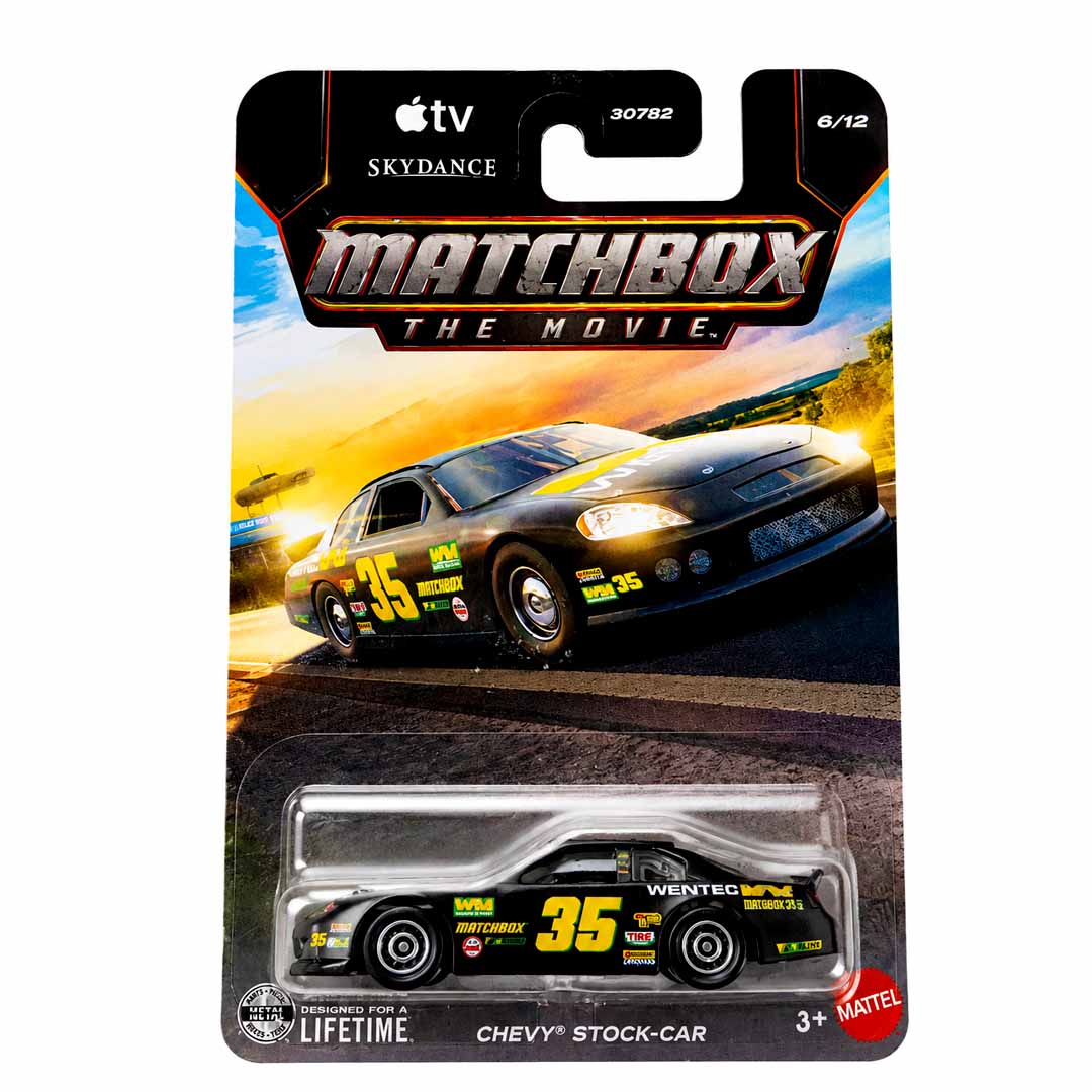 Matchbox 1:64 Chevy Stock-Car (Blister Pack) Die-Cast Model Car | Matchbox The Movie Series 6/12