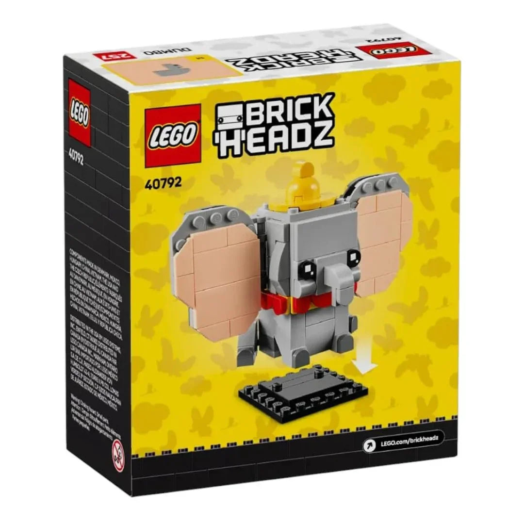 LEGO® 40792 BrickHeadz Disney Dumbo | Buildable Collectible Figure For Kids (176 Pieces) Ages 10+)