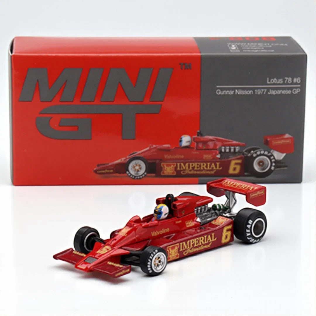 F1 LOTUS RACING CAR ミニカー preorder-lotus-78-no3-gunnar-