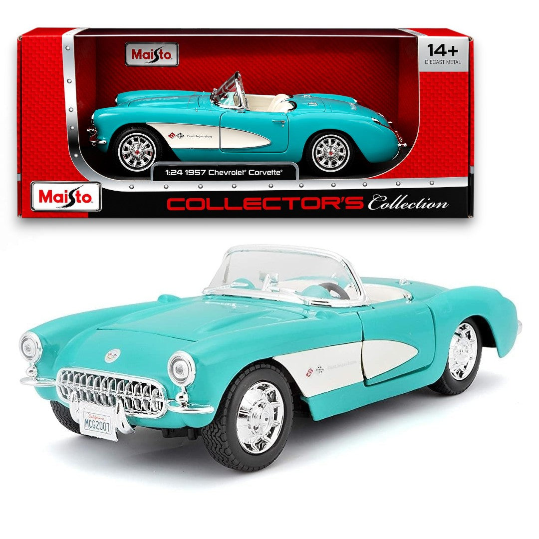 Maisto 1957 Chevrolet Corvette Convertible 1:24 Die-Cast Model Car