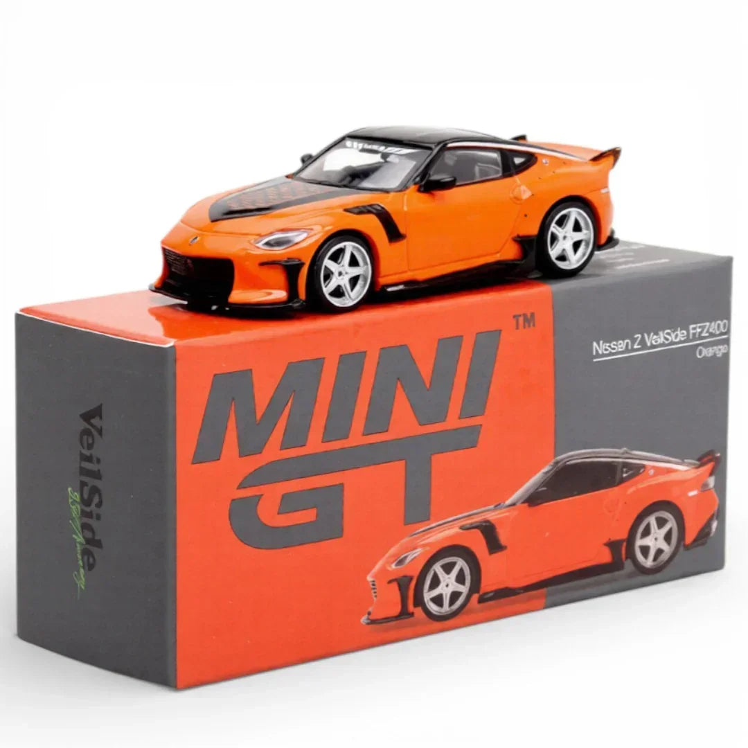 Mini GT 1:64 Nissan Z VeilSide FFZ400 Orange Diecast Model Car