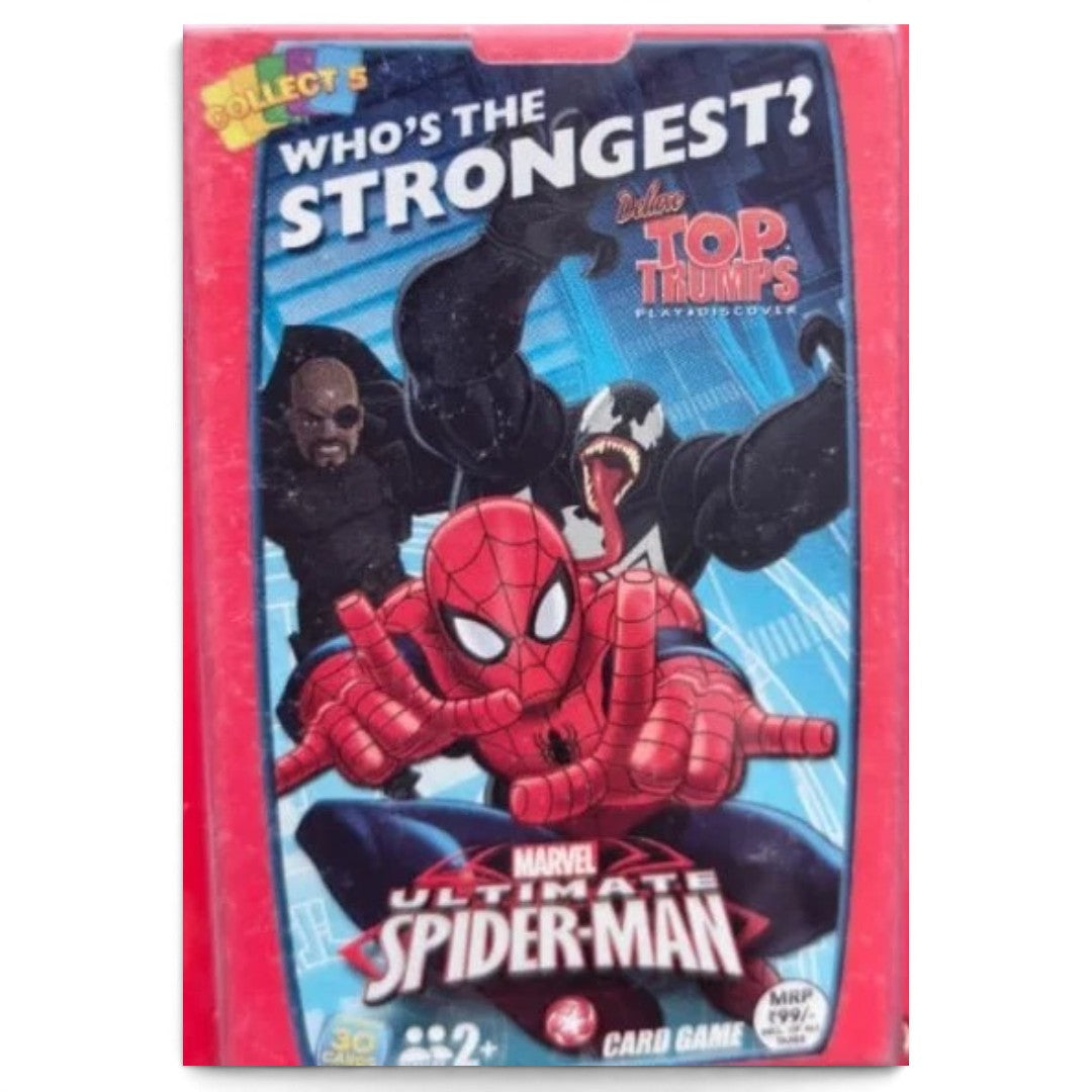 Top Trumps Deluxe Marvel Ultimate Spider-Man Card Game – 30 Collectible Cards | Rare 2015 Discontinued Edition