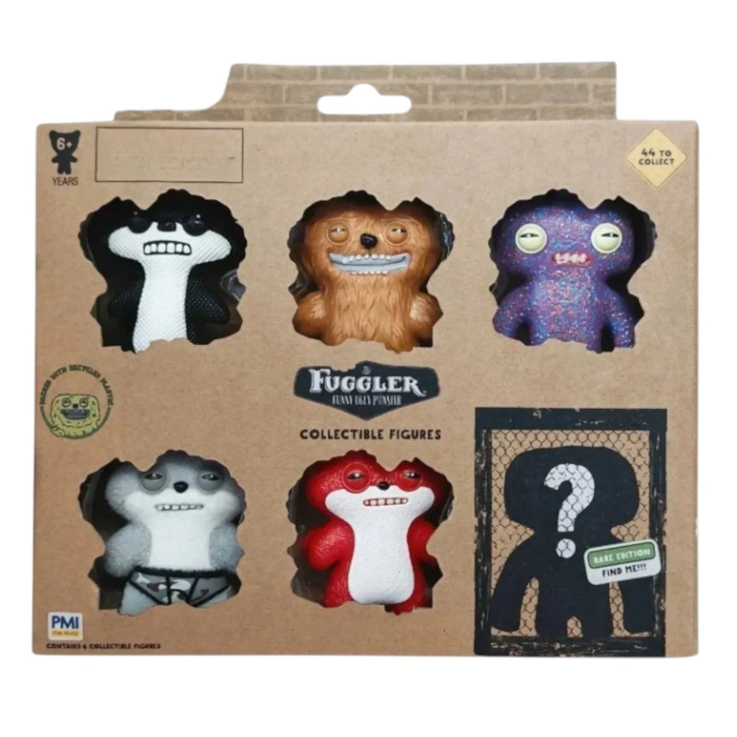 Fuggler Figures by ZURU Funny Ugly Monster,Collectible,Toy Set of 6,Collectible Figures Funny Ugly Characters! - Jaiman Toys