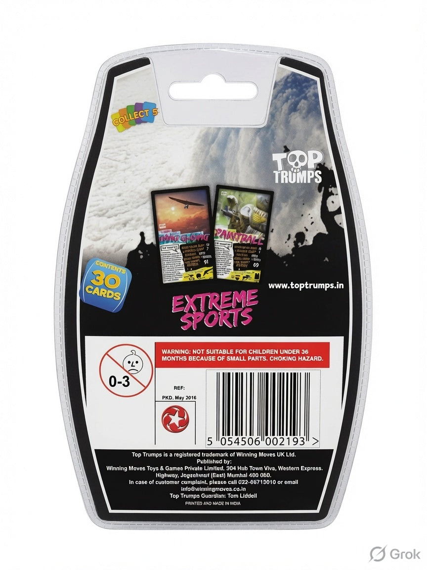 Top Trumps Extreme Sports Rare 2016 Edition – 30 Collectible Sports Cards
