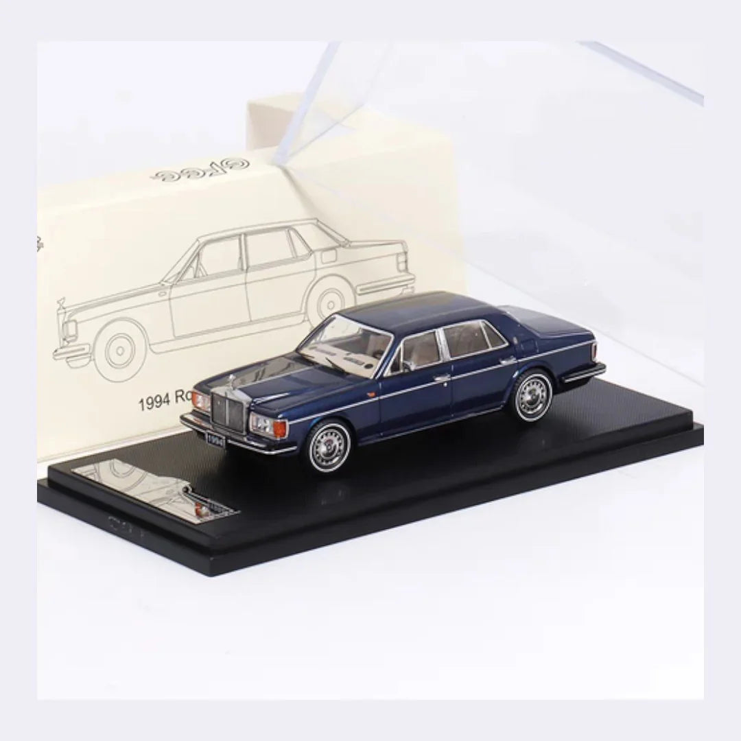 GFCC 1:64 Rolls-Royce Silver Spur III (1994) Diecast Model Car – Blue