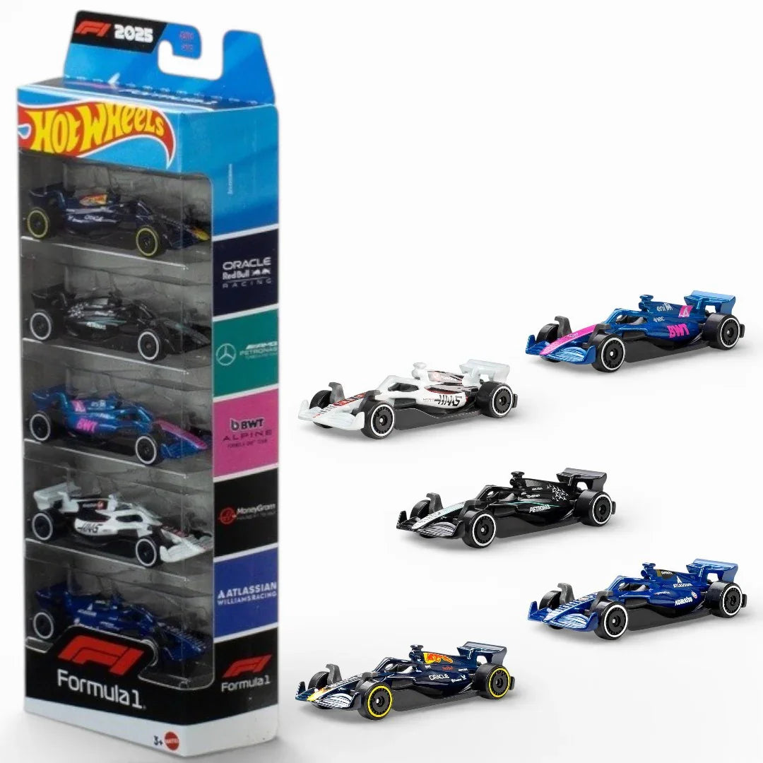 Hot Wheels Formula 1 2025 Diecast Car Multi Pack – Official F1