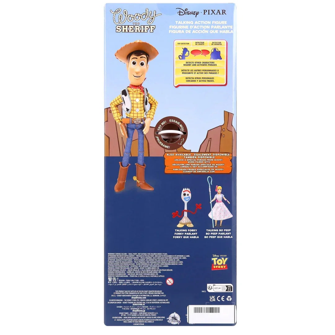 Toy Story Pull String Woody 16 in. Talking Figure - Disney Exclusive Age 4+ - Jaiman Toys