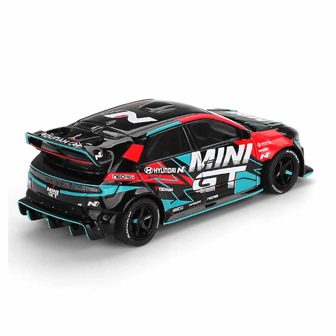 Mini GT 1/64 Hyundai Ioniq 5 N RS-01T 2025 Tokyo Auto Salon LHD Diecast Scale Model Car