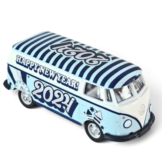 Volkswagen Type 2 Panel Van – New Year 2024 Edition | Diecast Collectible Model