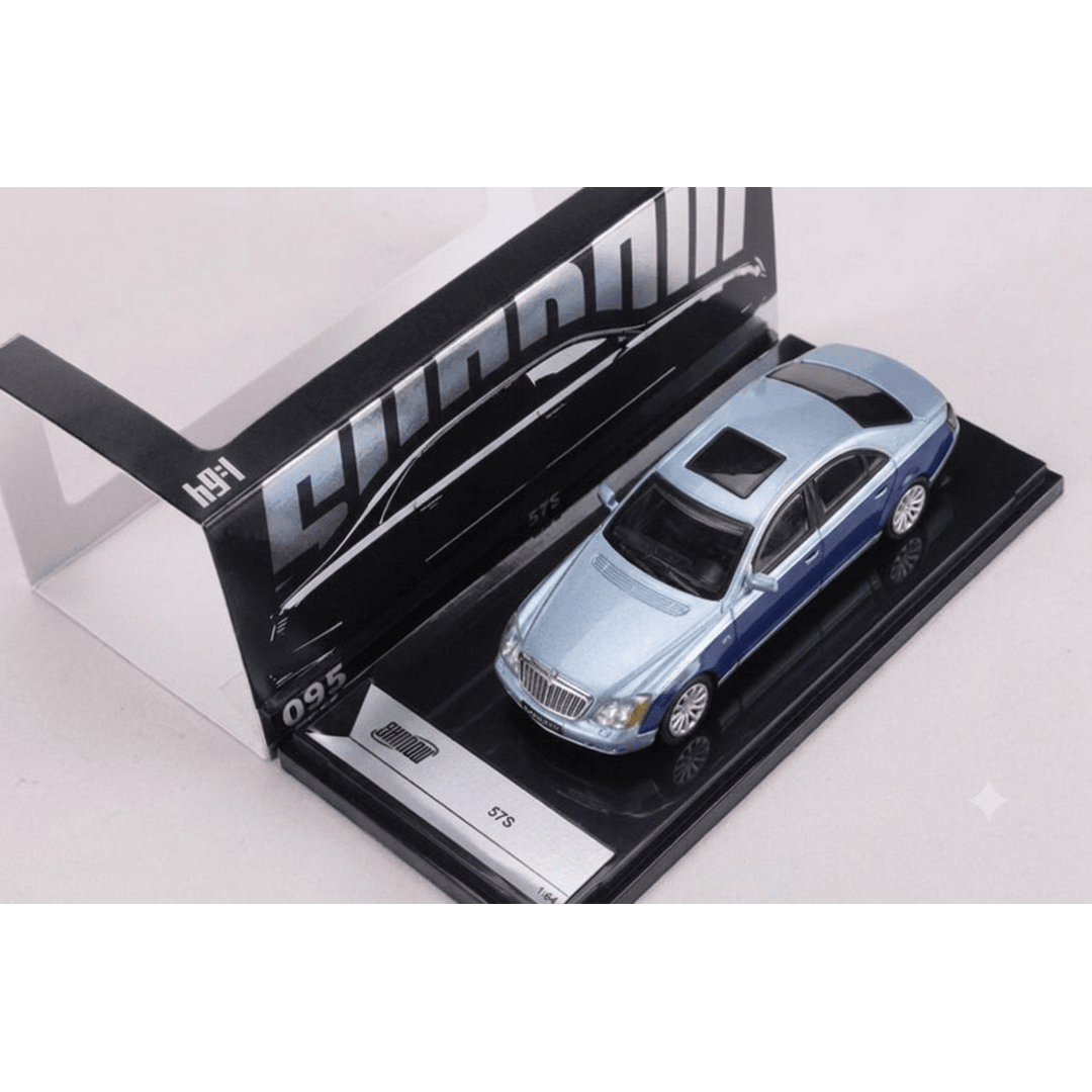 SHADOW 1:64 Maybach 57S Blue Diecast Model Car | Premium Luxury