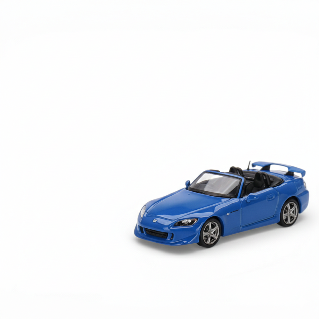 Mini GT 1:64 Racing Duo – Honda S2000 (AP2) Type S Apex Blue & Blister- Mercedes-Benz 190E 2.5-16 Evolution II Astral Silver Diecast Models