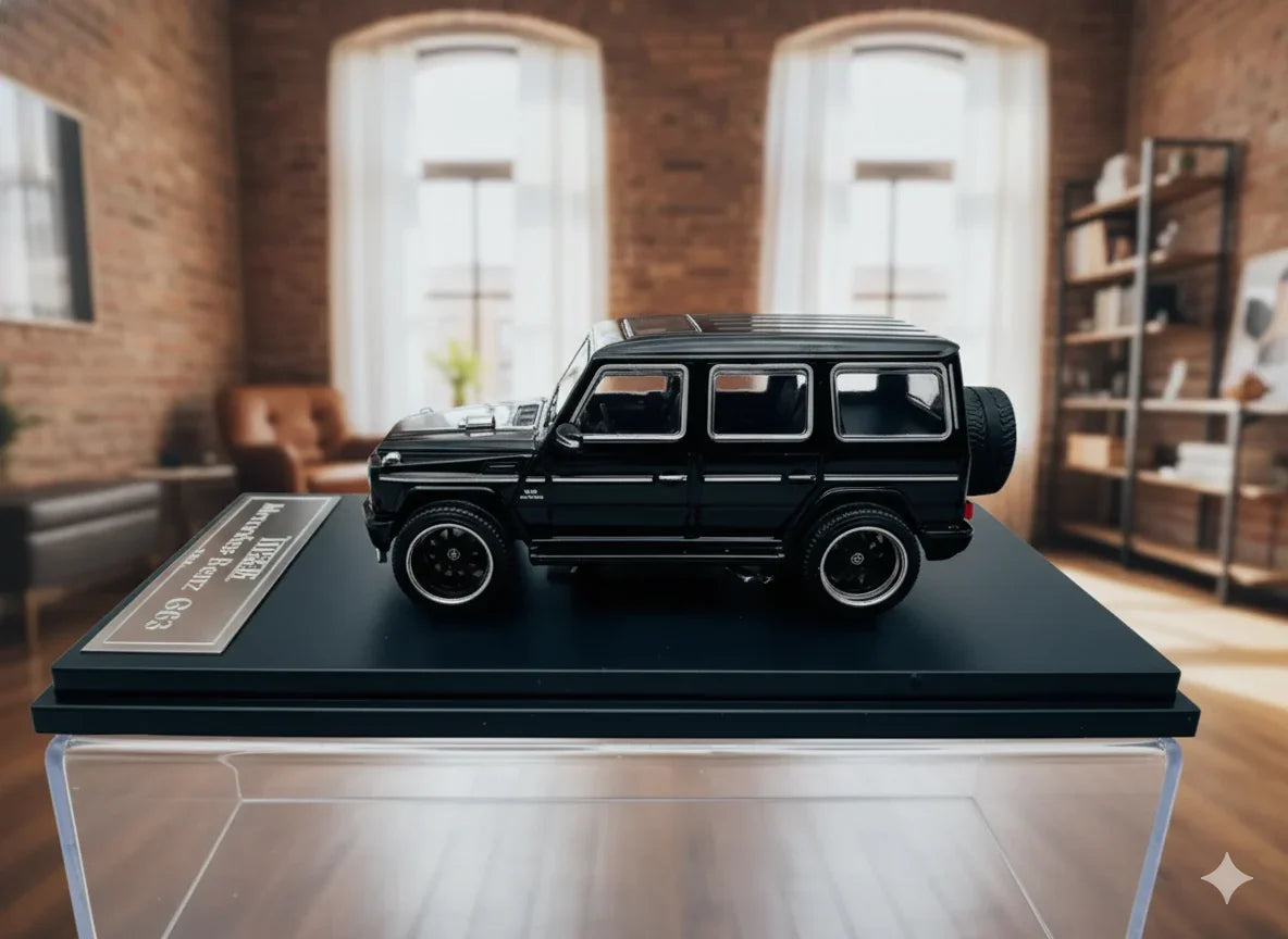 BSC 1:64 Mercedes-Benz G63 Black Diecast Car Model