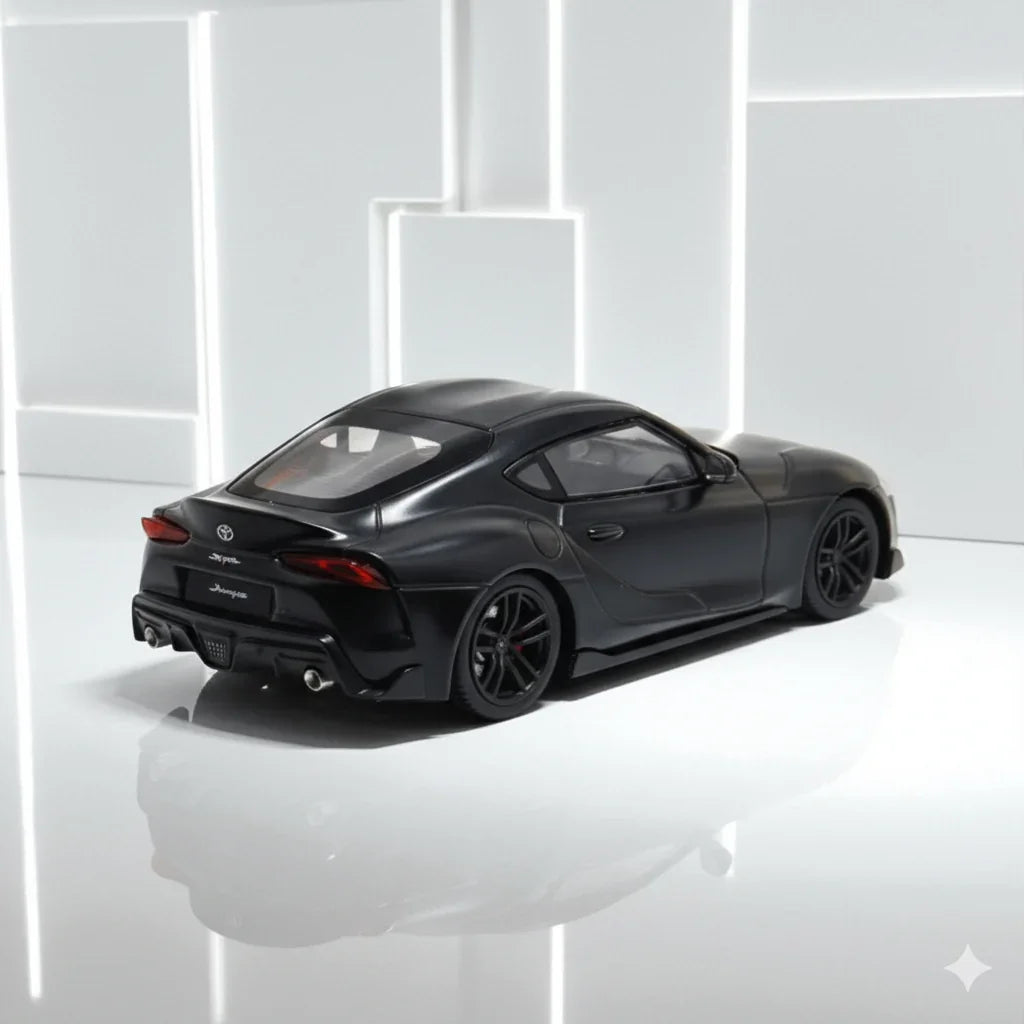 BSC 1:64 Scale Toyota GR Supra A90 black Diecast Cat Model - Jaiman Toys