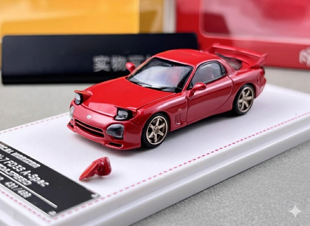 Mazda RX-7 FD3S A-Spec 1:64 Scale Diecast Model Car – Mazda Speed | Premium Collector Edition