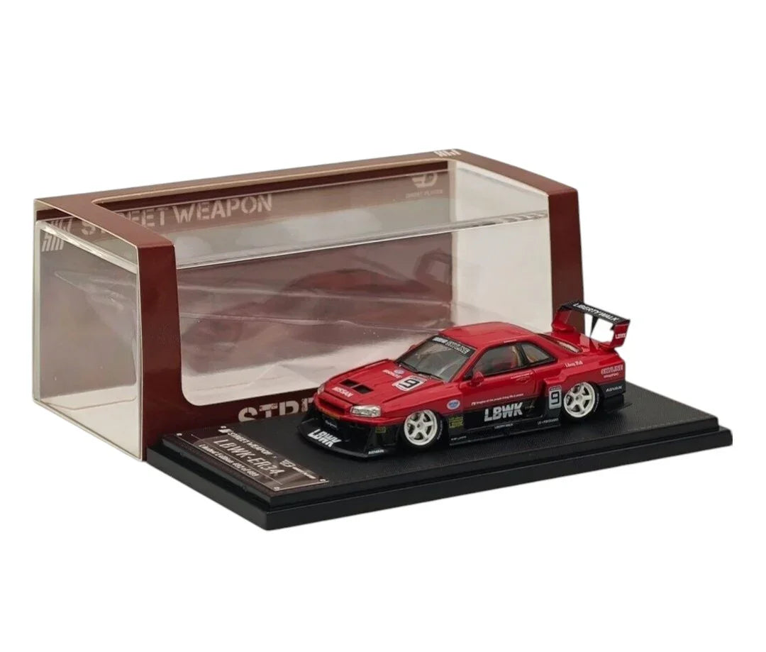streetweapon lbwk er-34 red 1/64 STREETWEAPON NISSAN SKYLINE ER34