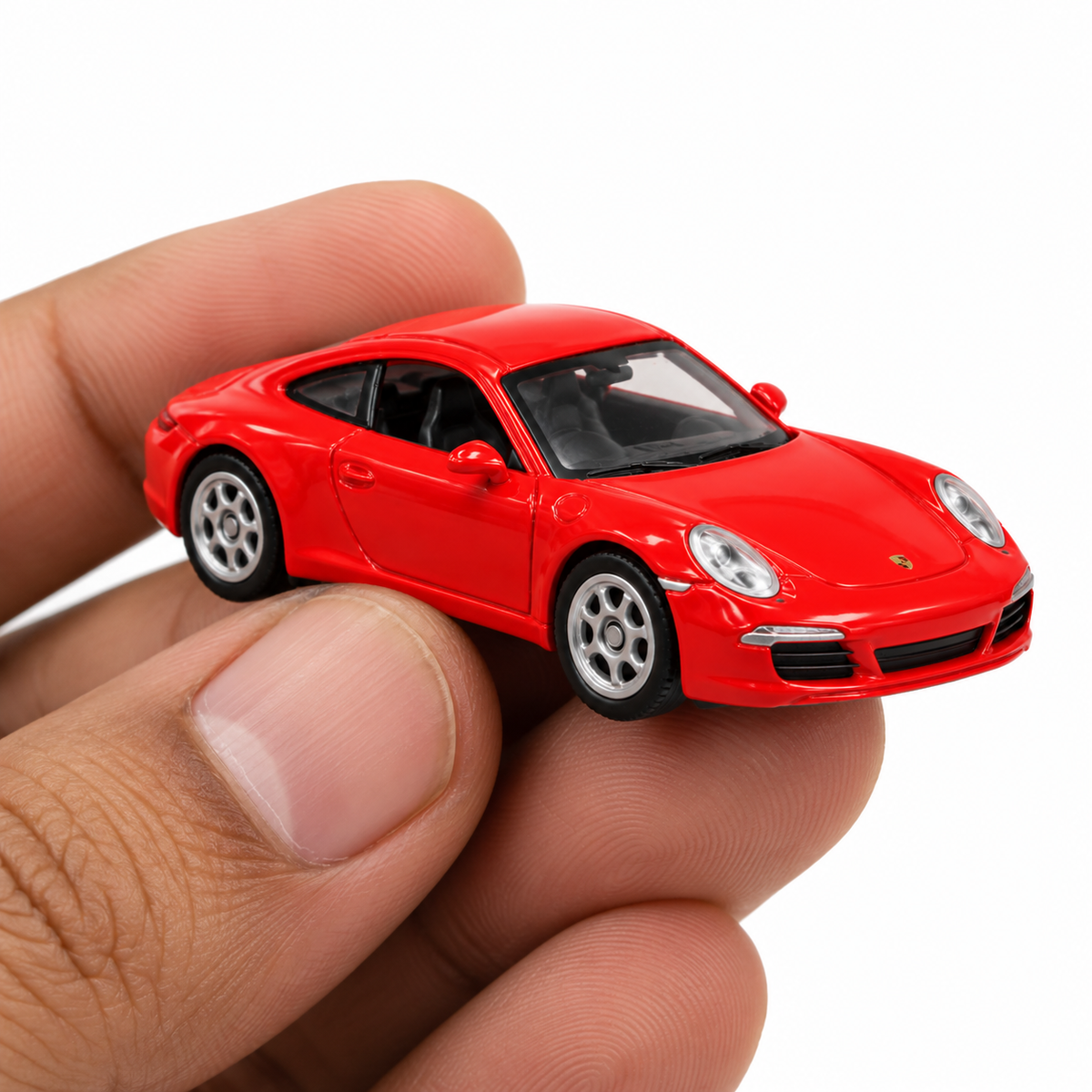 Welly 1:64 Porsche 911 Carrera S Red Die-Cast Metal Model Car