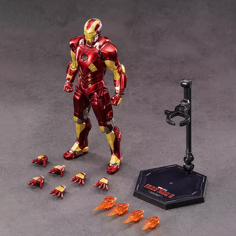 ZD Toys 1:10 Scale Iron Man Mark XI (Red Snapper) Action Figure | Marvel Studios Iron Man 3 | 7 Inch Collectible with Premium Articulation
