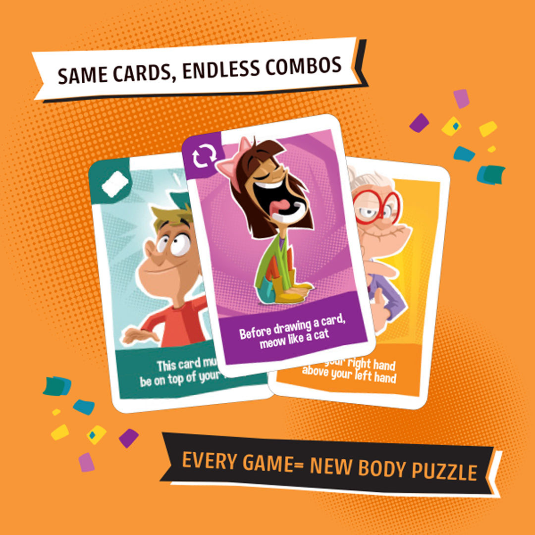 Yogi Party Card Game – Fun Physical Challenge Game for Family & Friends
