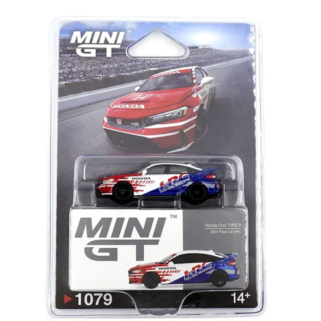 MINI GT 1:64 Blister Pack Honda Civic Type R – 2023 Pace Car HRC