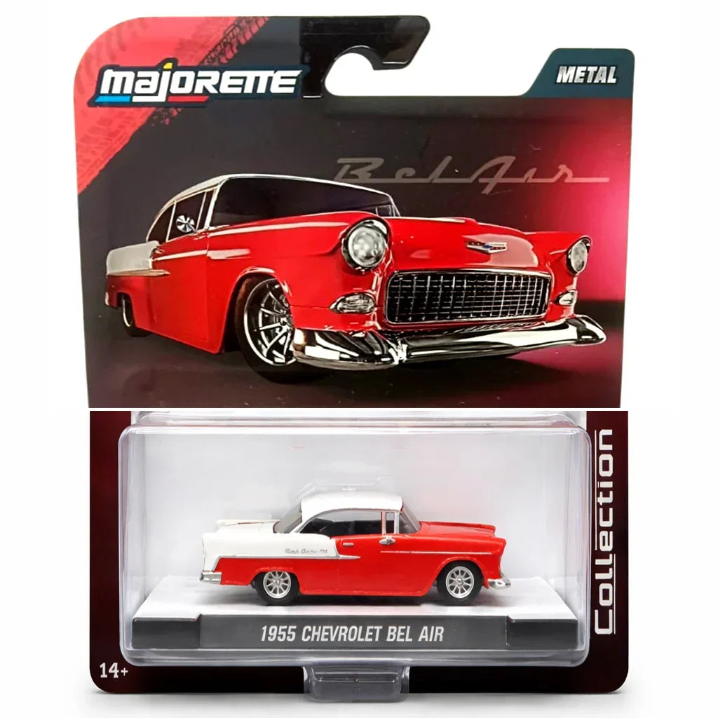 Majorette 1:64 Blister 1955 Chevrolet Bel Air Diecast Model Car