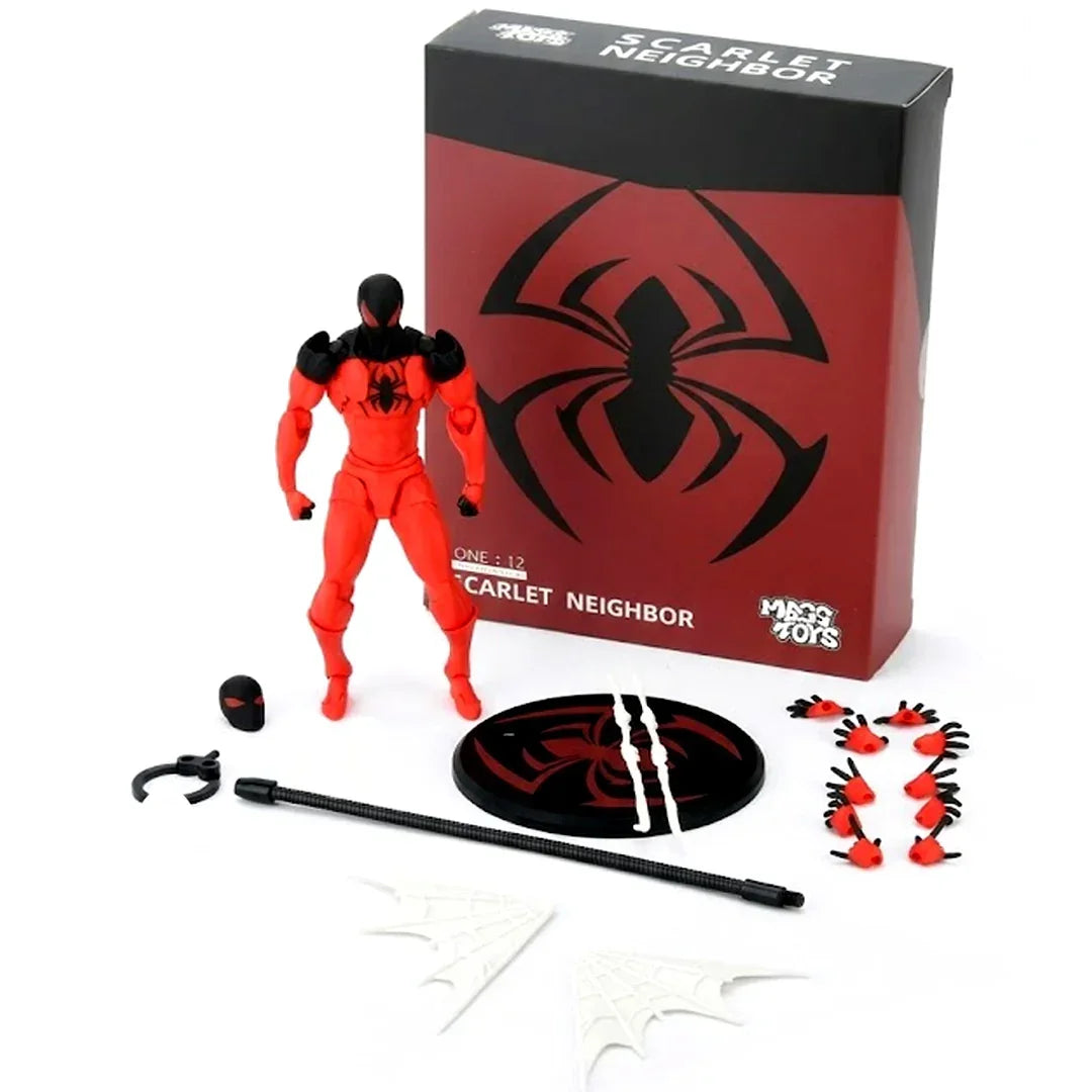 Scarlet Spider (Scarlet Neighbor) One:12 Scale Action Figure Scarlet Spider (Scarlet Neighbor) One:12 Scale Action Figure