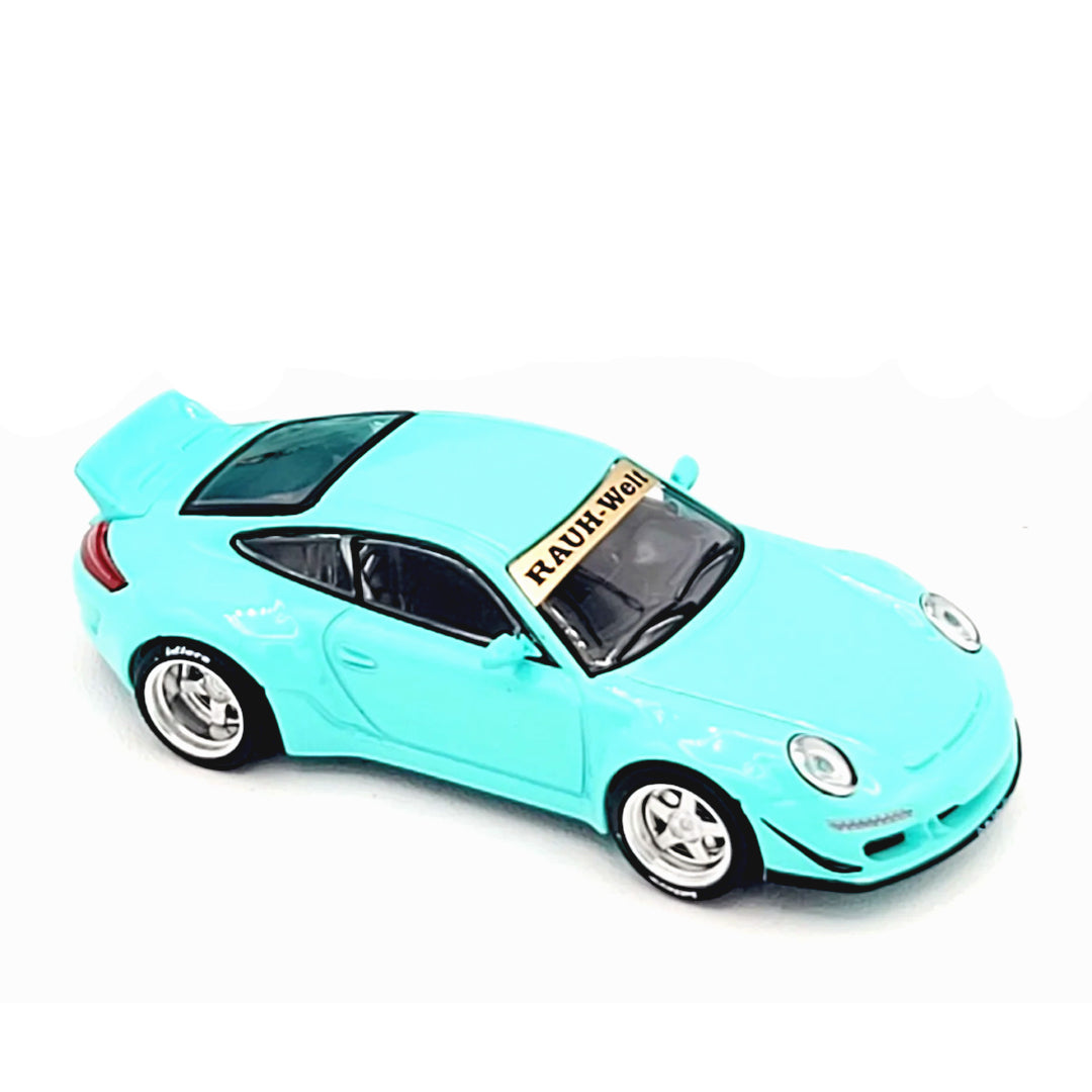 Pop Race PR64-237 Porsche 997 RWB 1:64 Die-Cast Model Car | Rauh-Welt Premium Collector Edition