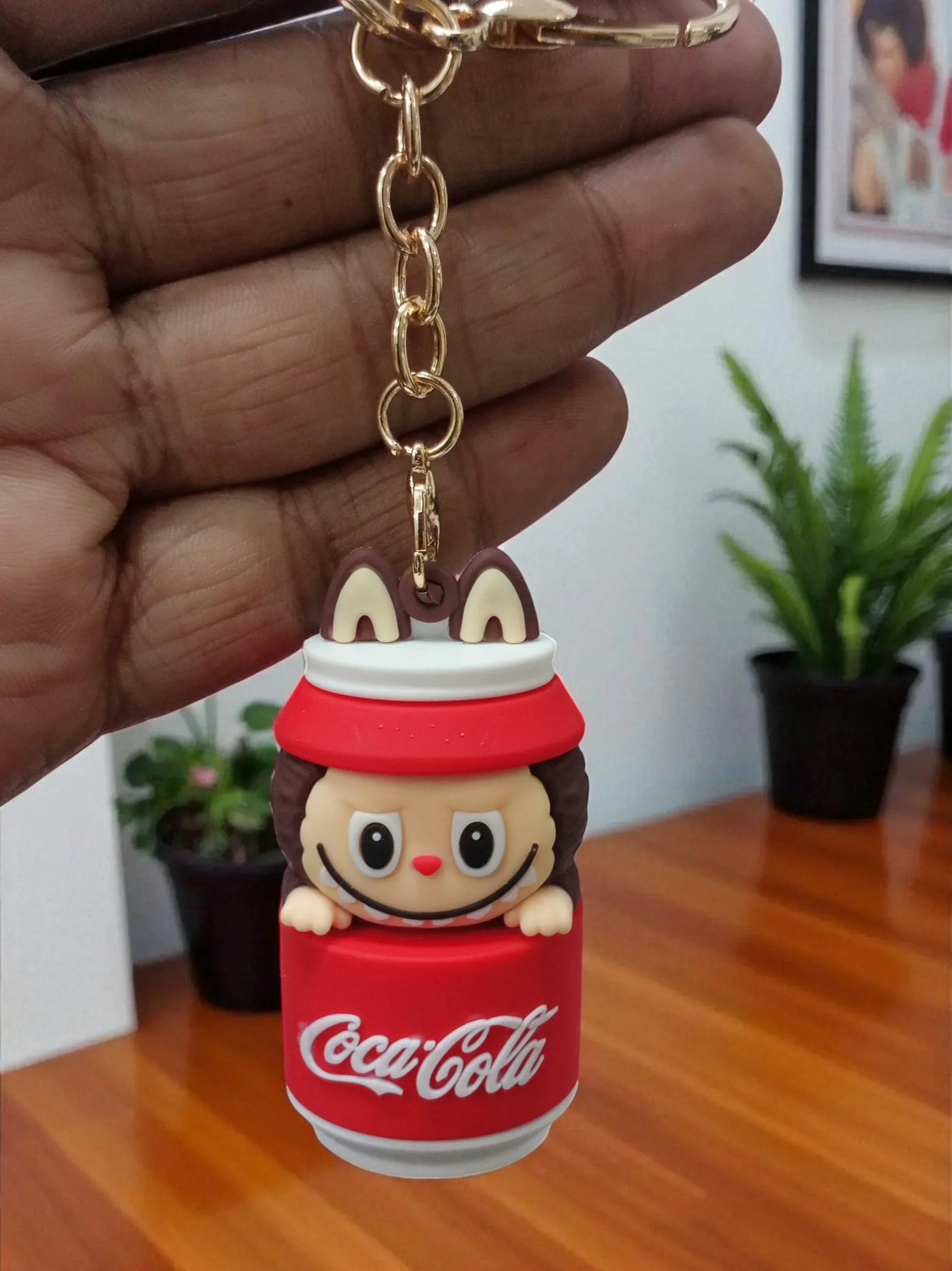 Labubu x Coca-Cola "The Monsters" Surprise Blind Box Keychain – Vinyl Face Mini Anime Figure 1 Random Piece) - Jaiman Toys