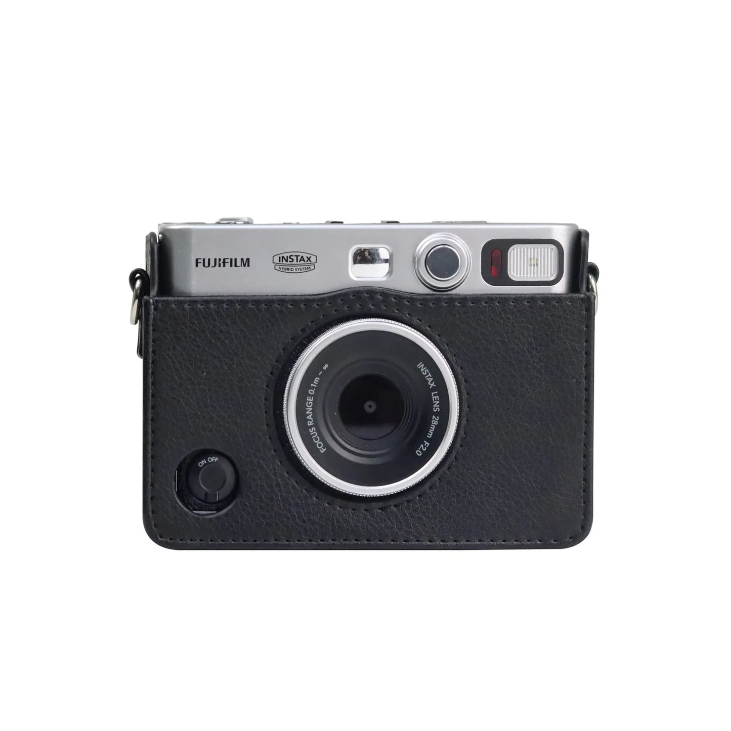 Sleek Protection For Mini Evo : Black PU Leather Case for Fujifilm Instax Mini EVO! - Jaiman Toys