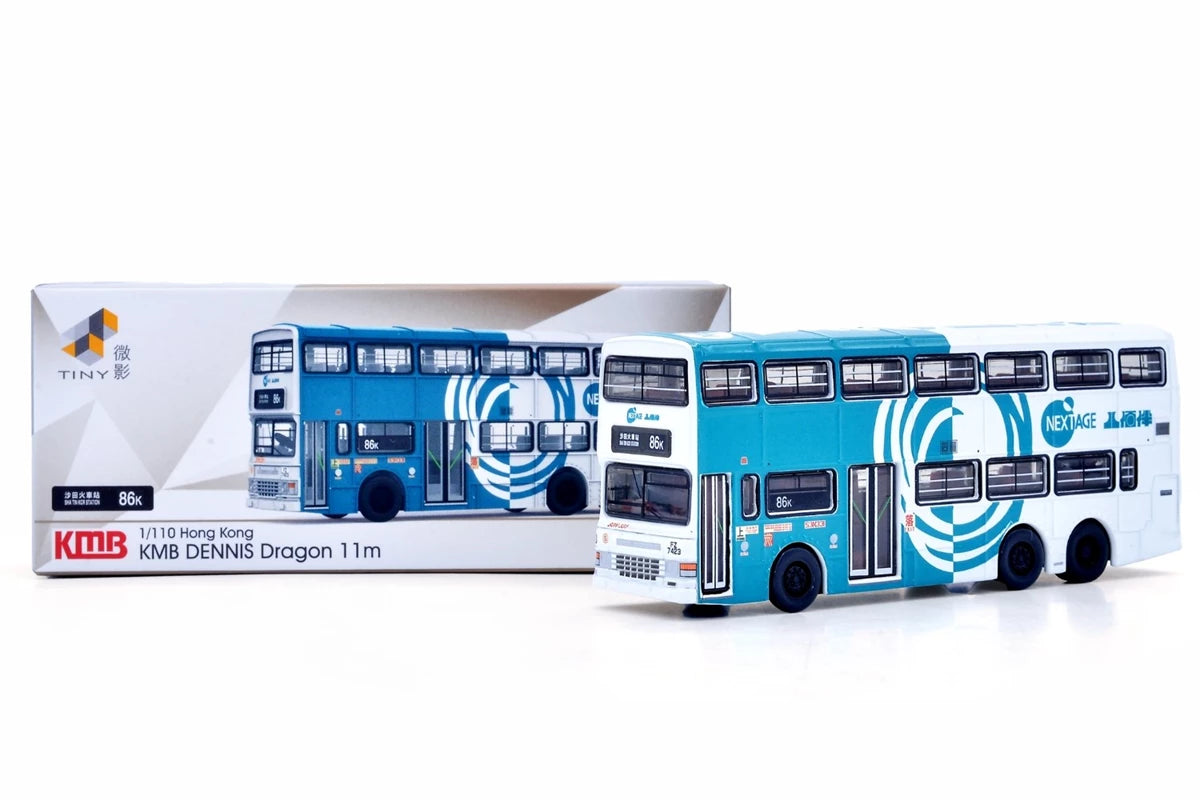 Tiny City Die-cast Bus No.41 KMB Dennis Dragon 11m Route 86K