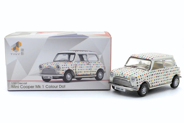 Tiny City Mini Cooper Mk 1 Colour Dot 1:50 Scale Die-cast Model