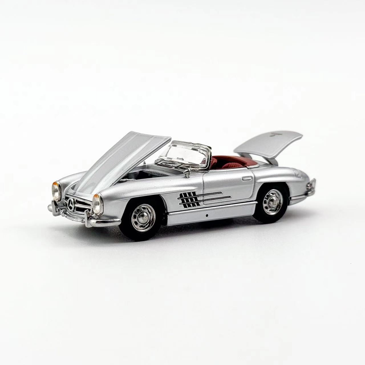 YS Model 1:64 Mercedes-Benz 300SL Roadster Diecast Scale Model Car (5 Colors)