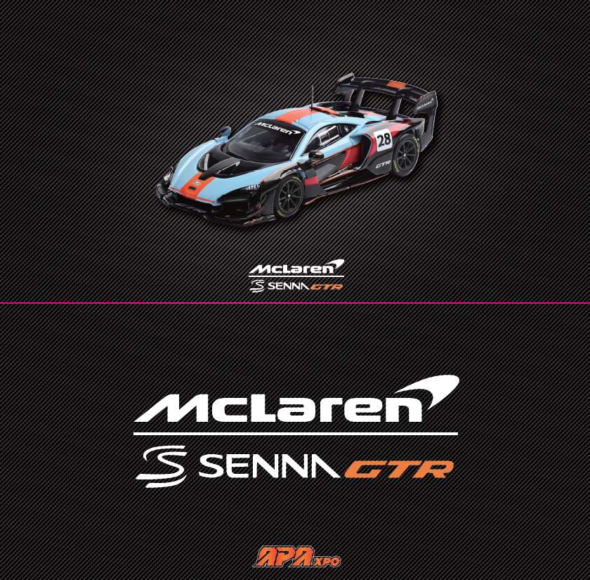 LCD Models 1:64 McLaren Senna GTR Gulf Livery | Auto Passion Alliance 2025 Diecast Model