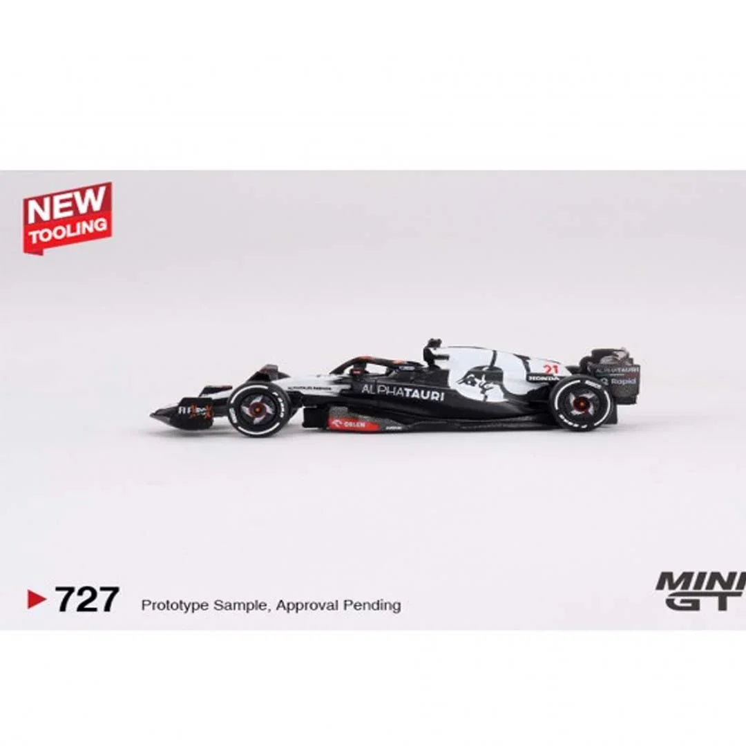 Mini GT 1/64 AlphaTauri AT04 #21 Yuki Tsunoda – 2023 F1, 2023 Australian GP Diecast Model Car (MGT00727-L) - Jaiman Toys