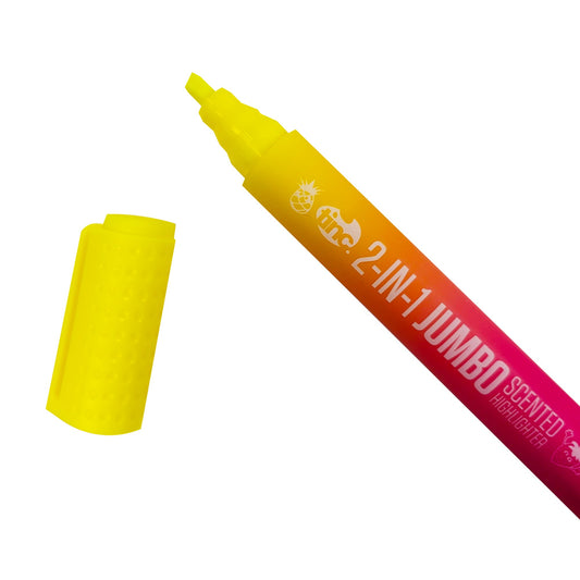 STANCRAY Jumbo Scented Double Highlighter – double-ended pink and yellow tips