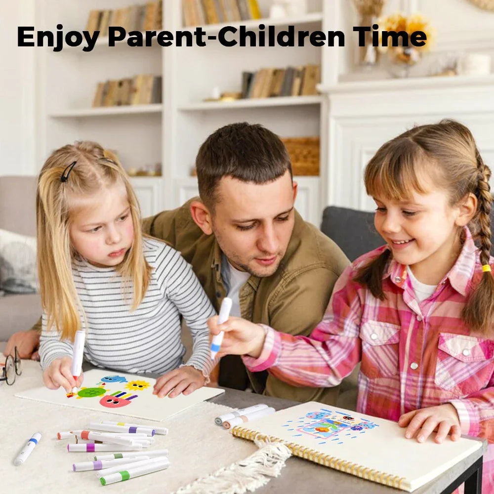 Jar Melo Acrylic Paint Markers With Bag- 36 Colors - Jaiman Toys