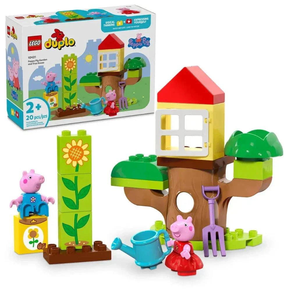Lego 10431 Duplo Peppa Pig Garden And Tree House 20 Pieces - Jaiman Toys
