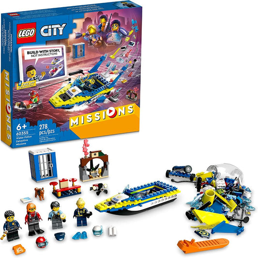 Lego 60355 City Water Police Detective Missions (278 Pieces) - Jaiman Toys