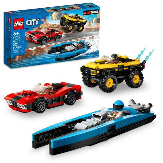 LEGO 60395 City Combo Race Pack Building Toy Set (362 Pieces) - Jaiman Toys